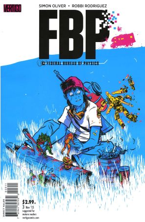 FBP: Federal Bureau of Physics 3 published by DC/Vertigo with cover art by Nathan Fox