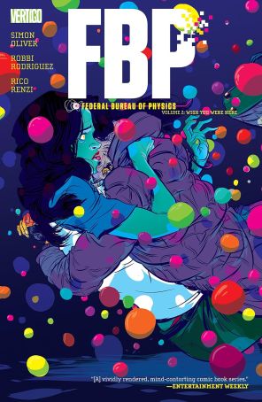 FBP: Federal Bureau of Physics TPB 2 published by DC/Vertigo with cover art by Nathan Fox