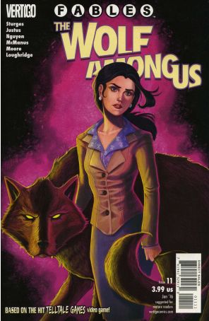 Fables: The Wolf Among Us 11 published by DC/Vertigo with cover art by Chrissie Zullo