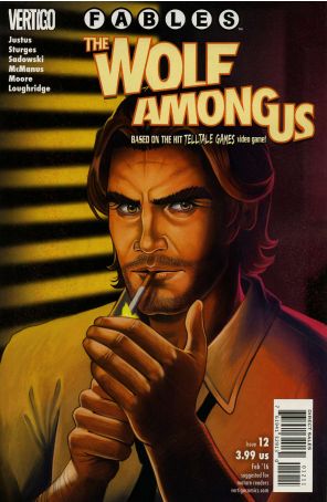 Fables: The Wolf Among Us 12 published by DC/Vertigo with cover art by Chrissie Zullo