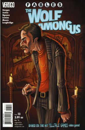 Fables: The Wolf Among Us 13 published by DC/Vertigo with cover art by Chrissie Zullo