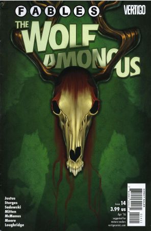 Fables: The Wolf Among Us 14 published by DC/Vertigo with cover art by Chrissie Zullo