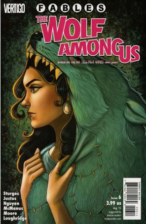 Fables: The Wolf Among Us 6 published by DC/Vertigo with cover art by Chrissie Zullo