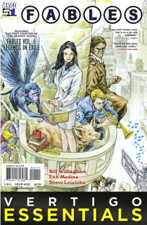 Fables 1 (4th) published by DC/Vertigo with cover art by James Jean