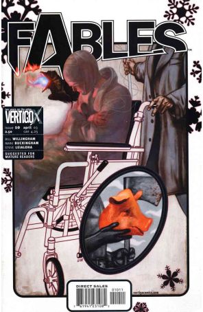 Fables 10 published by DC/Vertigo with cover art by James Jean