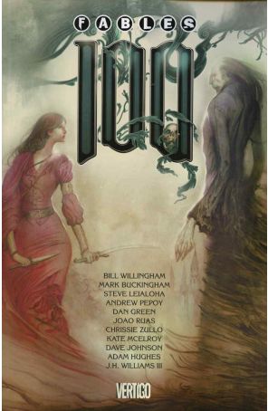 Fables 100 published by DC/Vertigo with cover art by Joao Ruas
