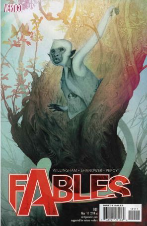 Fables 101 published by DC/Vertigo with cover art by Joso Ruas
