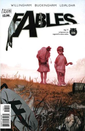 Fables 106 published by DC/Vertigo with cover art by Joao Ruas