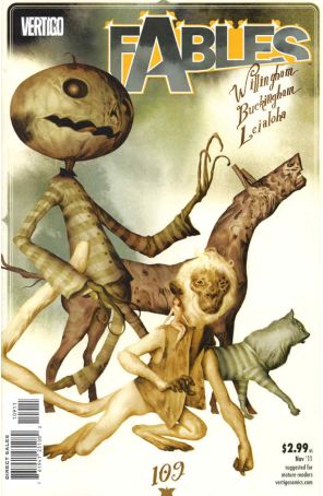 Fables 109 published by DC/Vertigo with cover art by Joao Ruas