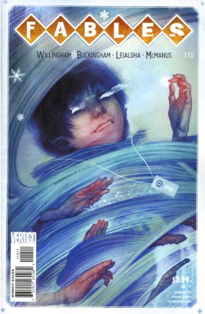 Fables 110 published by DC/Vertigo with cover art by Joao Ruas