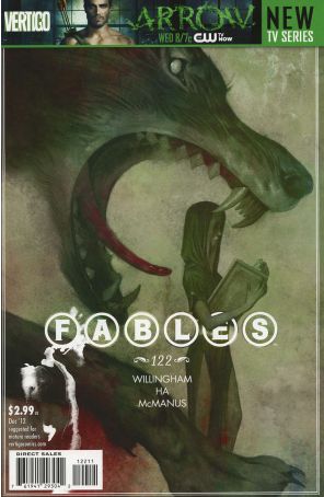 Fables 122 published by DC/Vertigo with cover art by Joao Ruas