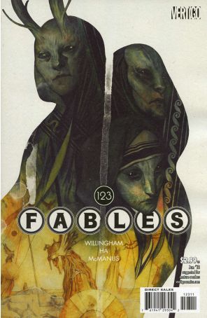 Fables 123 published by DC/Vertigo with cover art by Joao Ruas