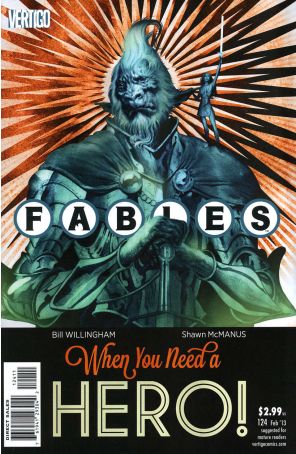 Fables 124 published by DC/Vertigo with cover art by Joao Ruas