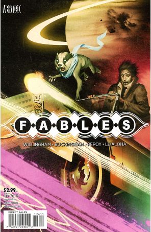 Fables 126 published by DC/Vertigo with cover art by Joao Ruas