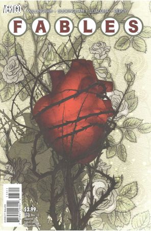 Fables 133 published by DC/Vertigo with cover art by John Van Fleet