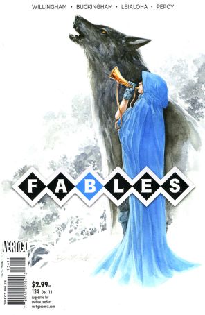 Fables 134 published by DC/Vertigo with cover art by Mark Buckingham