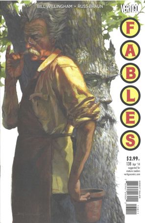 Fables 138 published by DC/Vertigo with cover art by Christopher Moeller