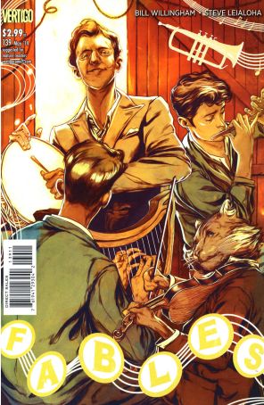 Fables 139 published by DC/Vertigo with cover art by Nimit Malavia