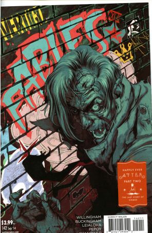 Fables 142 published by DC/Vertigo with cover art by Nimit Malavia