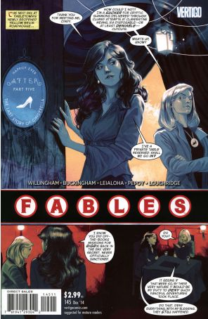 Fables 145 published by DC/Vertigo with cover art by Nimit Malavia