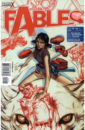 Fables 15 published by DC/Vertigo with cover art by James Jean