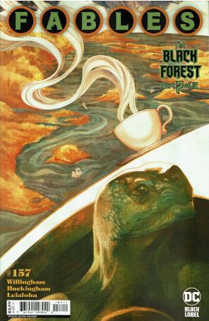 Fables 157 published by DC with cover art by Qistina Khalidah
