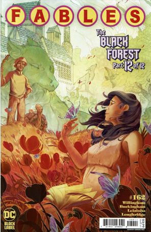 Fables 162A published by DC with cover art by Corinne Reid