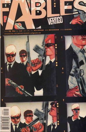 Fables 23 published by DC/Vertigo with cover art by James Jean