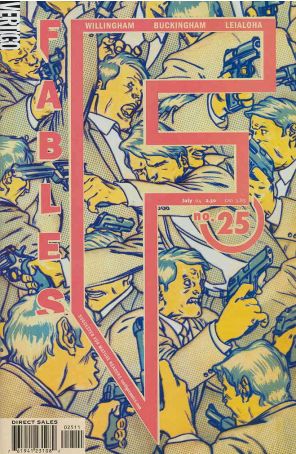 Fables 25 published by DC/Vertigo with cover art by James Jean