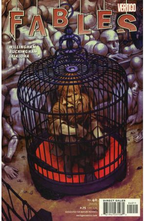 Fables 40 published by DC/Vertigo with cover art by James Jean