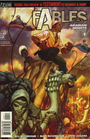 Fables 42 published by DC/Vertigo with cover art by James Jean