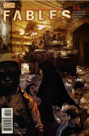 Fables 44 published by DC/Vertigo with cover art by James Jean