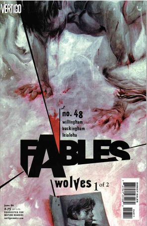 Fables 48 published by DC/Vertigo with cover art by James Jean