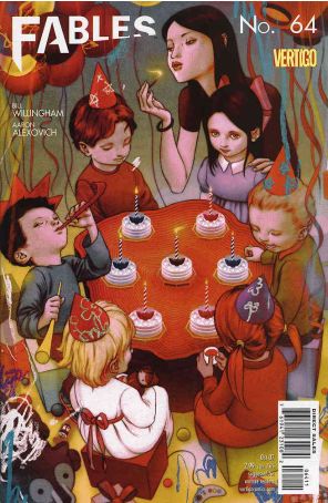 Fables 64 published by DC/Vertigo with cover art by James Jean