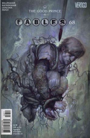Fables 68 published by DC/Vertigo with cover art by James Jean