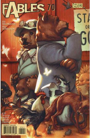 Fables 70 published by DC/Vertigo with cover art by James Jean