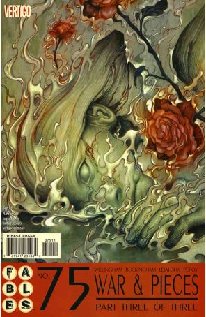 Fables 75 published by DC/Vertigo with cover art by James Jean