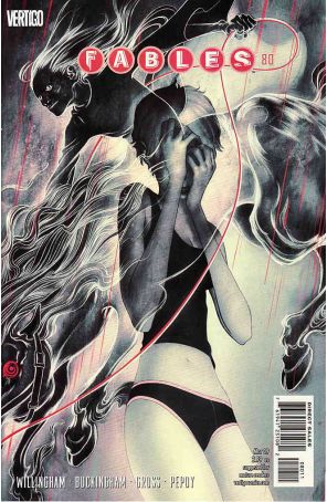 Fables 80 published by DC/Vertigo with cover art by James Jean