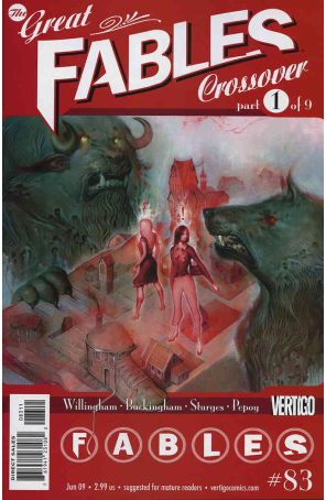 Fables 83 published by DC/Vertigo with cover art by Joao Ruas