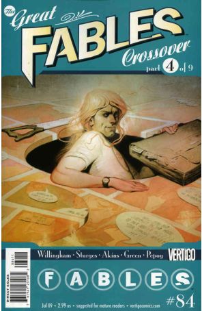 Fables 84 published by DC/Vertigo with cover art by Joao Ruas
