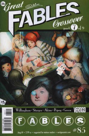 Fables 85 published by DC/Vertigo with cover art by Joao Ruas