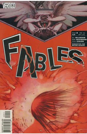 Fables 9 published by DC/Vertigo with cover art by James Jean