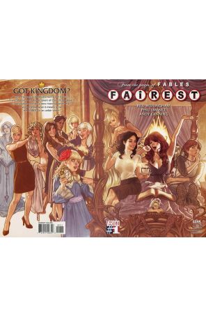 Fairest 1 published by DC/Vertigo with cover art by Adam Hughes