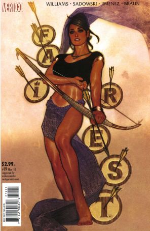 Fairest 19 published by DC/Vertigo with cover art by Adam Hughes