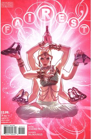 Fairest 24 published by DC/Vertigo with cover art by Adam Hughes