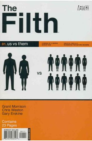 The Filth 1 published by DC/Vertigo with cover art by Carlos Segura