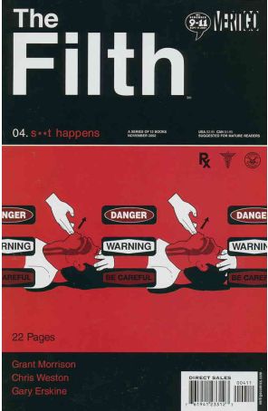 The Filth 4 published by DC/Vertigo with cover art by Carlos Segura