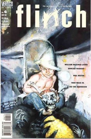Flinch 6 published by DC/Vertigo with cover art by Kent Williams