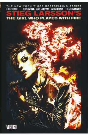 The Girl Who Played With Fire HC 1 published by DC/Vertigo with cover art by Lee Bermejo