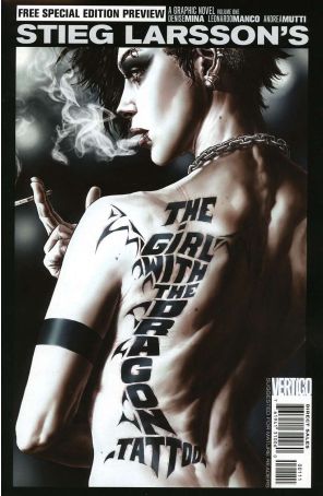 The Girl With The Dragon Tattoo Special 1 published by DC/Vertigo with cover art by Lee Bermejo